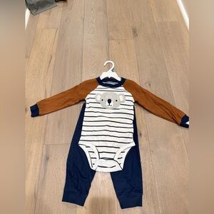 NWT Carter's Navy and Brown Koala Bodysuit
